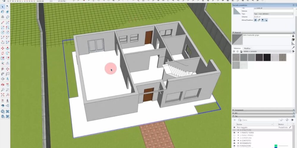 SKETCHUP PRO E D5 RENDERING, MODELLAZIONE AVANZATA E RENDERING FOTOREALISTICI