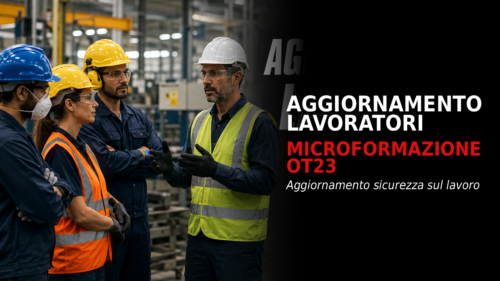 Aggiornamento formazione per lavoratori. Microformazione OT23.