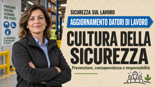 Aggiornamento formazione per datori di lavoro. La cultura della sicurezza