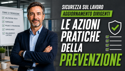 Aggiornamento formazione per dirigenti. Le azioni pratiche della prevenzione.