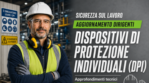 Aggiornamento formazione per dirigenti. Approfondimenti sui dispositivi di protezione individuali (DPI)