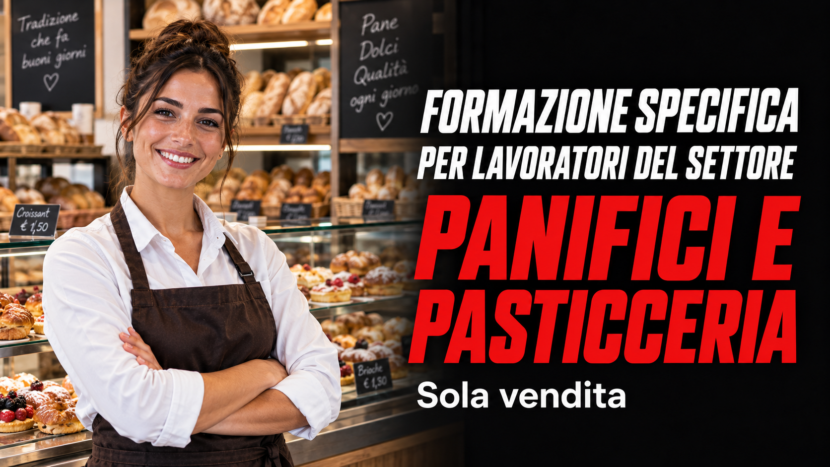 Formazione specifica per lavoratori del settore panifici e pasticceria (sola vendita)