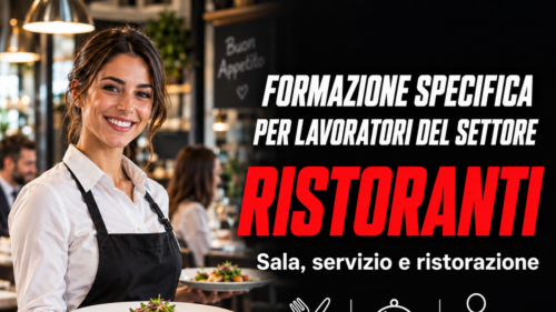 Formazione specifica per lavoratori del settore ristoranti